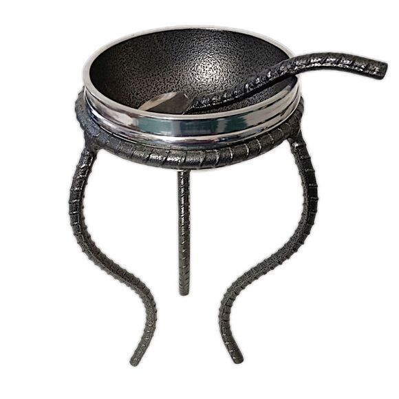 Inspired Generations Benzy Bowl With Stand Spoon Metal Witchy Goth‎ Whimsigoth. - Picture 8 of 16